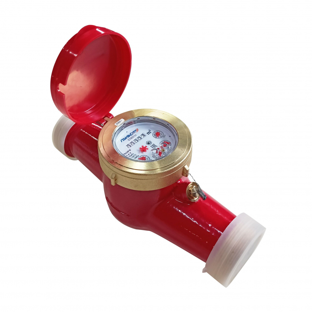 Универсальный счетчик воды «Пульсар М» без интерфейса Ду50, пластиковый регистр, Qn=15 м3/ч Н00003979