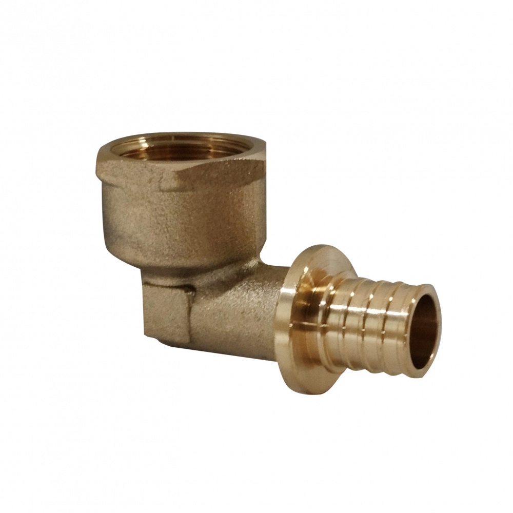 Угольник акcиальный Ду16 х 1/2, внутренняя резьба, латунь Н00080262