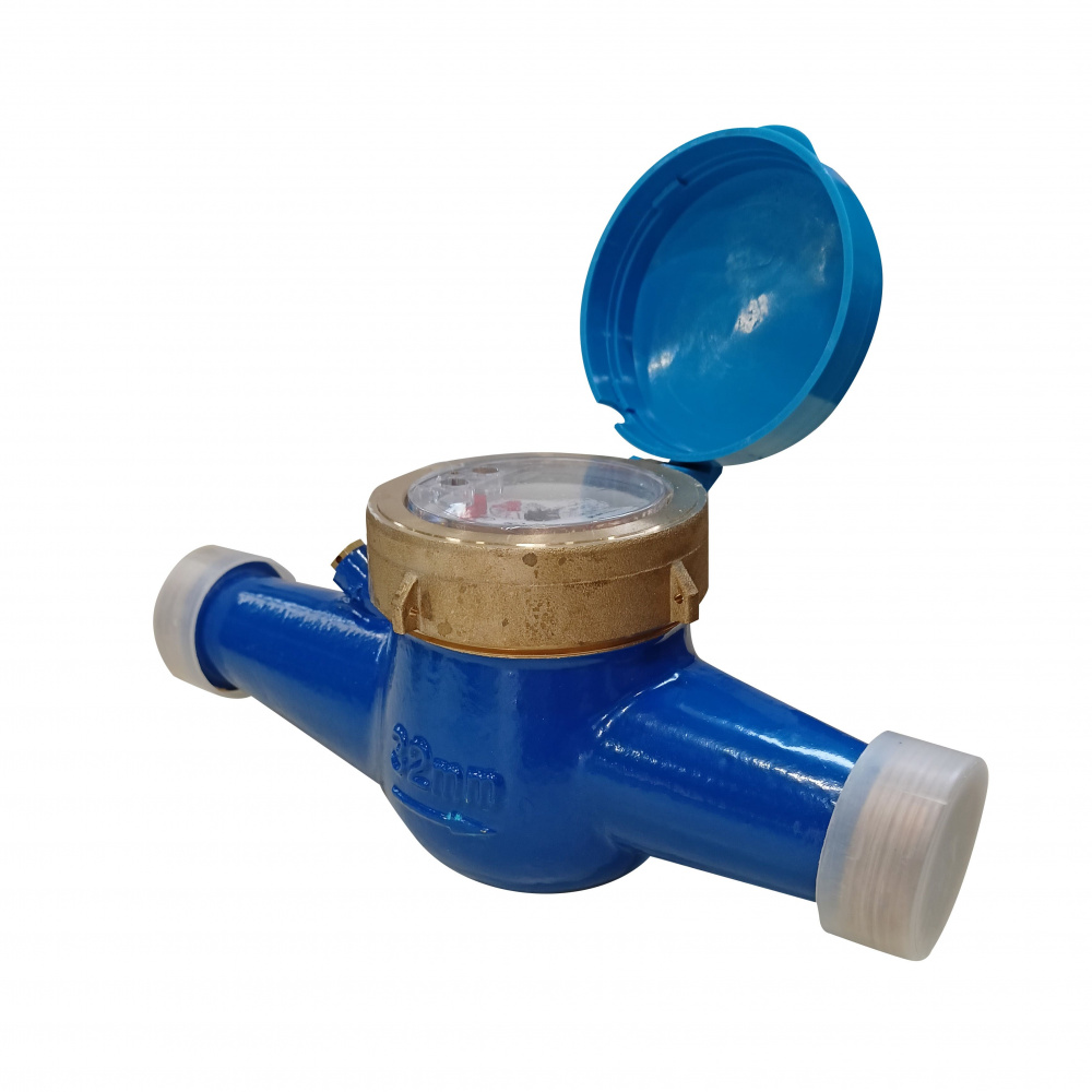 Счетчик холодной воды «Пульсар М» без интерфейса Ду32, пластиковый регистр, Qn=6 м3/ч Н00003477