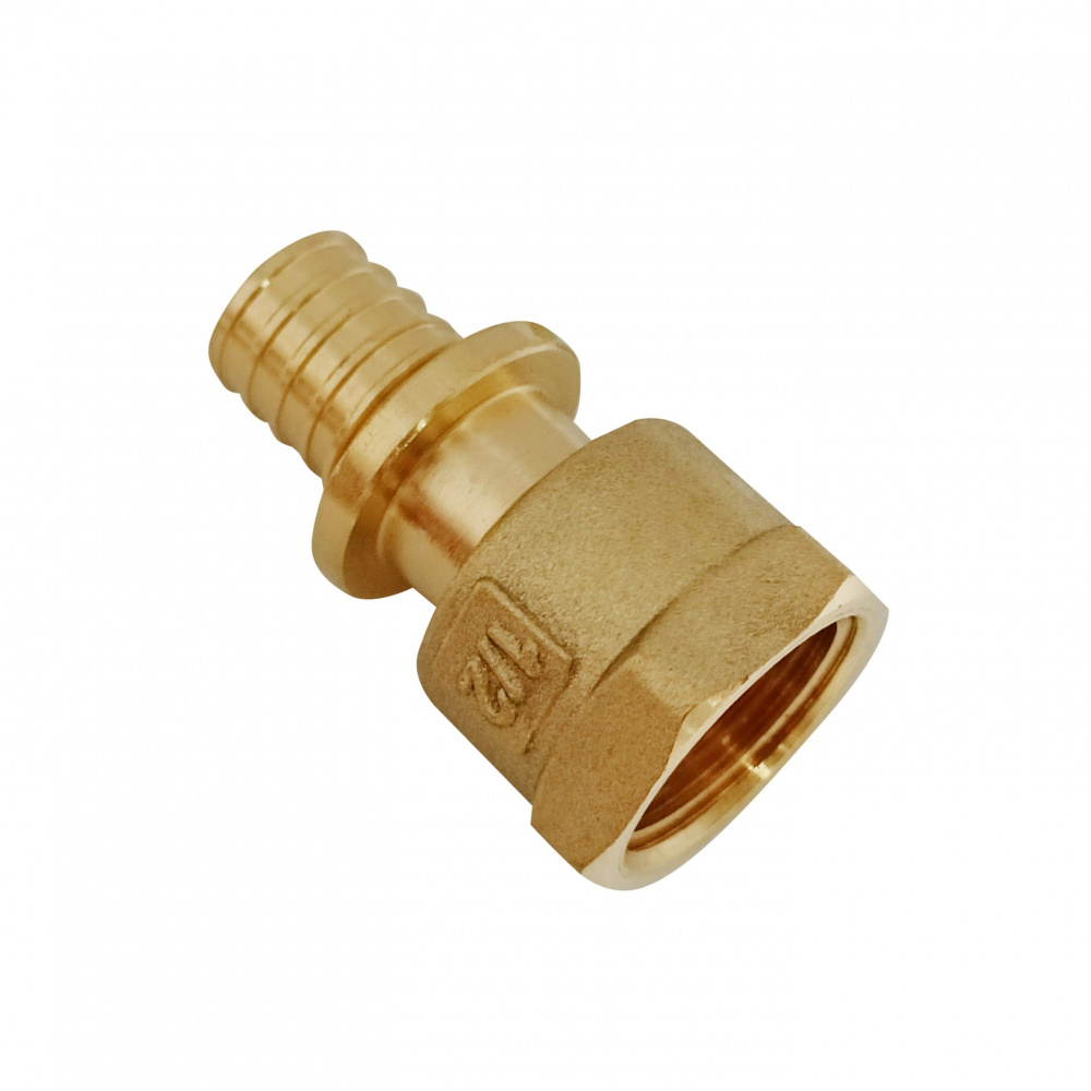 Муфта аксиальная Ду16 х 1/2, внутренняя резьба, латунь Н00080238