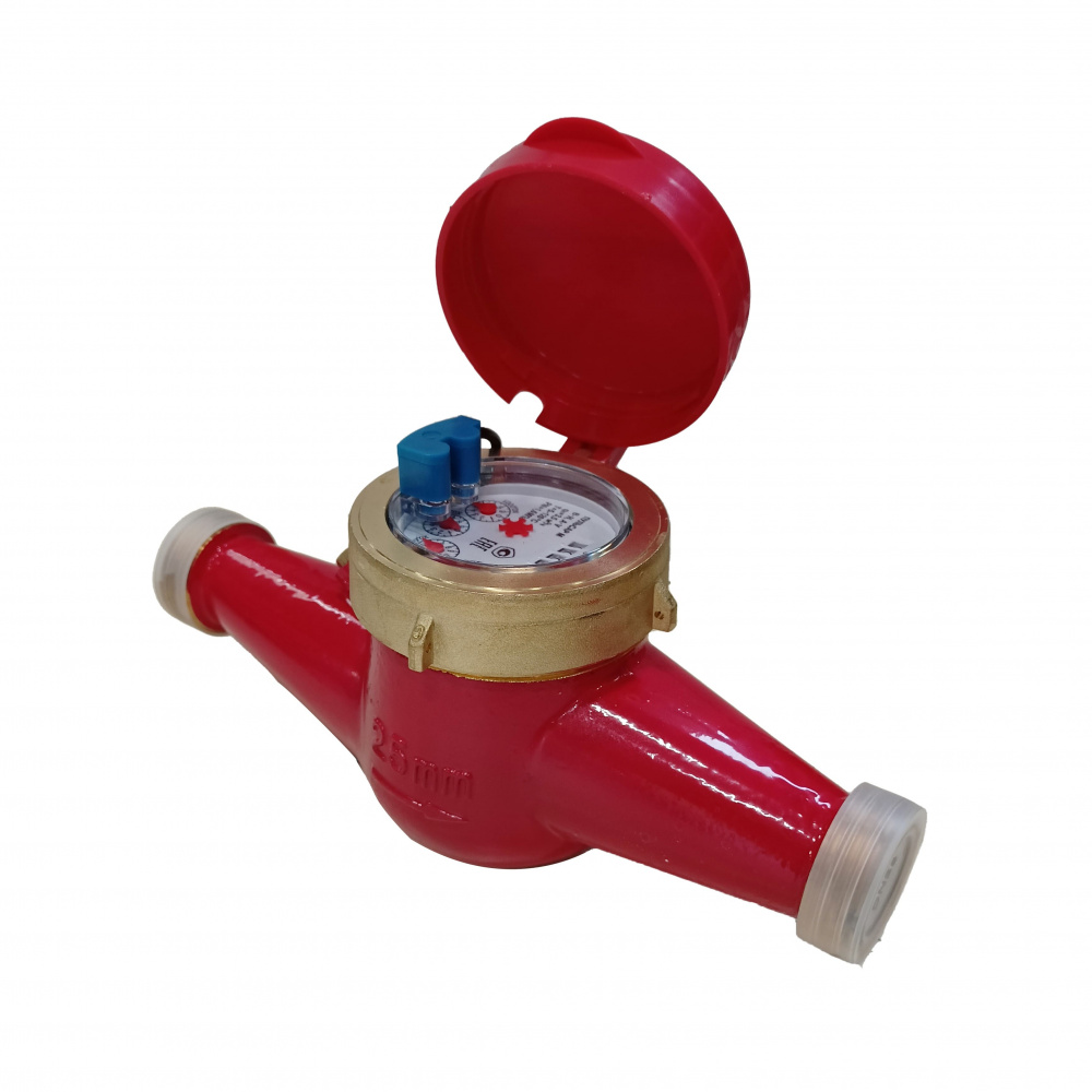 Универсальный счетчик воды «Пульсар М» импульсный выход Ду25, пластиковый регистр, Qn=3,5 м3/ч Н00003414