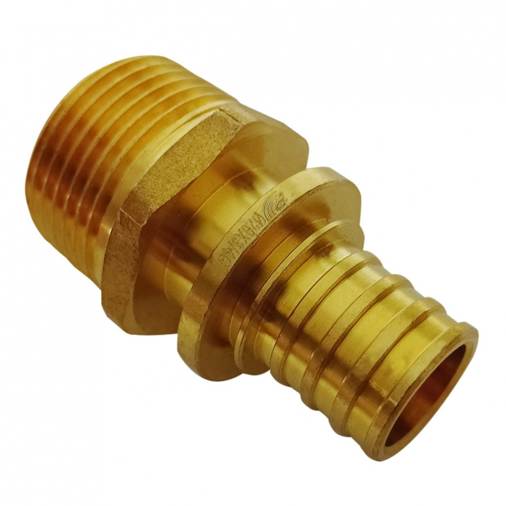 Муфта аксиальная Ду20 х 3/4, наружная резьба, латунь Н00080232