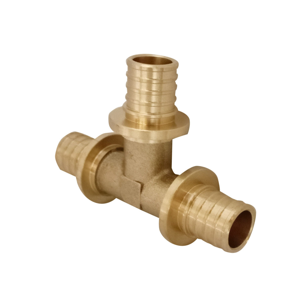 Тройник аксиальный Ду16 x Ду16 x Ду16, латунь Н00080274