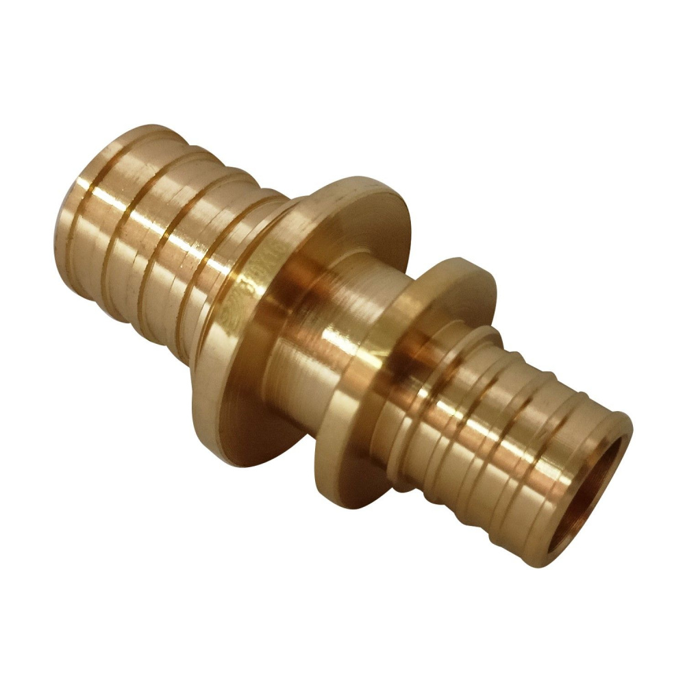 Муфта аксиальная переходная Ду16 х Ду20, наружная резьба, латунь Н00080225