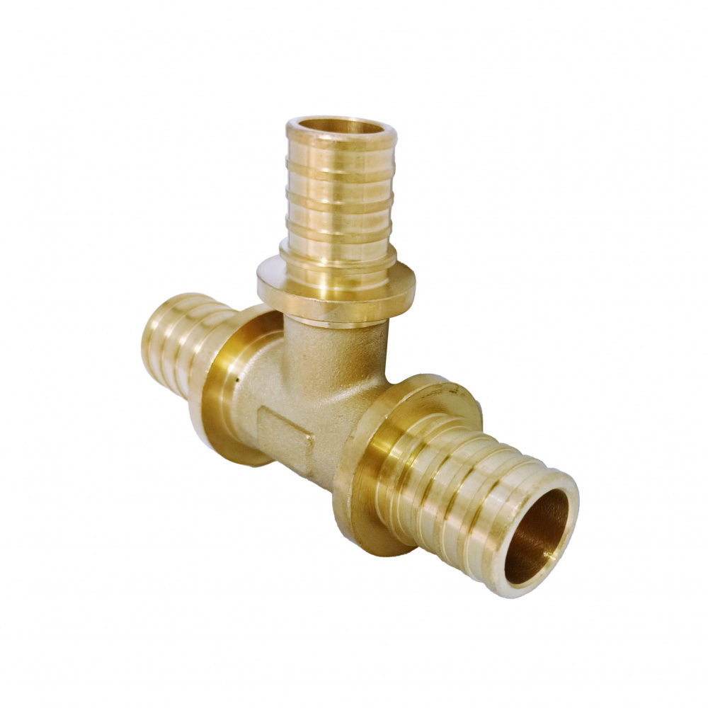 Тройник аксиальный переходной Ду25 x Ду20 x Ду25, латунь Н00080289