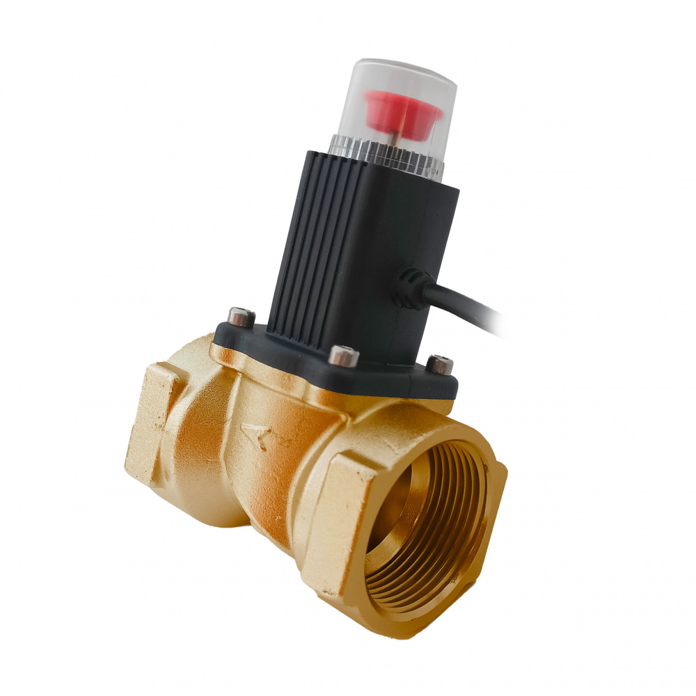 Клапан соленоидный газовый Ду15 латунный Н00072757