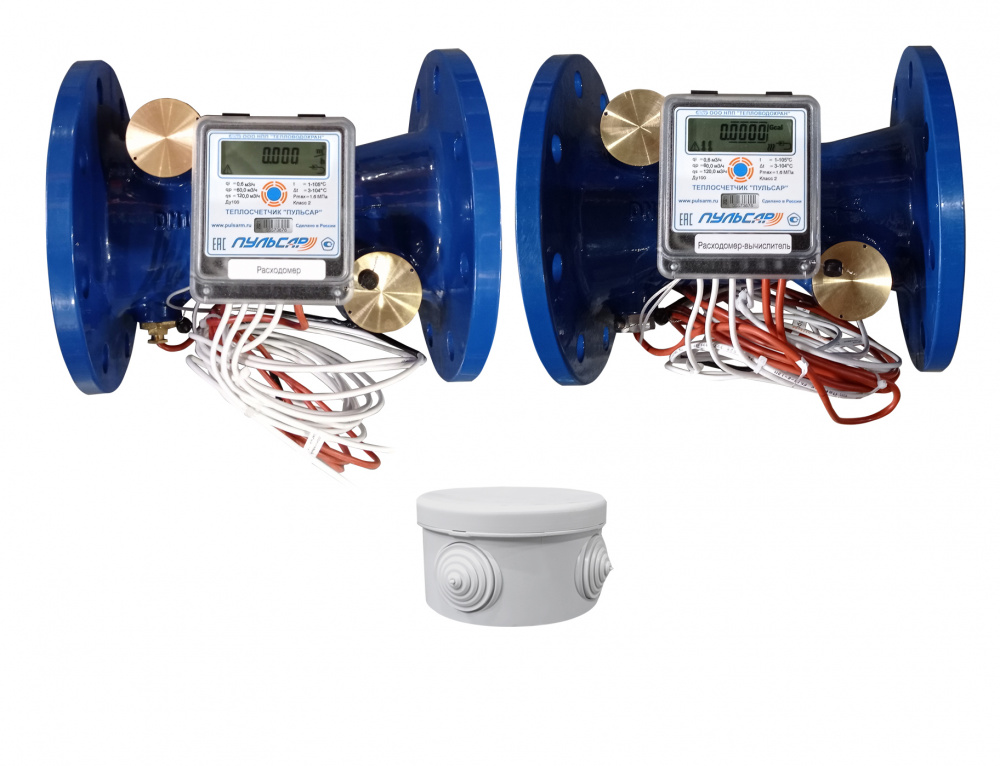 Общедомовый теплосчетчик Ду100 M-Bus + 2 имп. входа, qp=60 м3/ч, 105°C Н00010532
