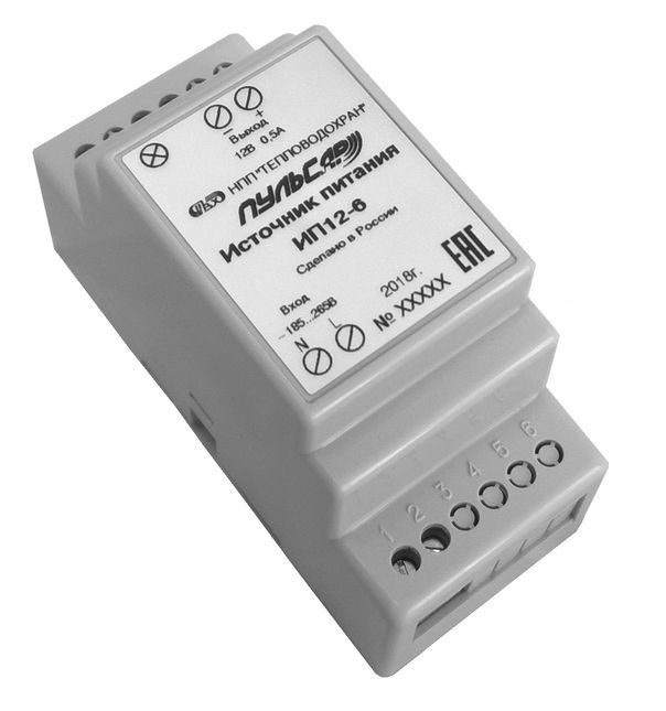 Источник питания  ИП 12-6, 0.5А Н00005873