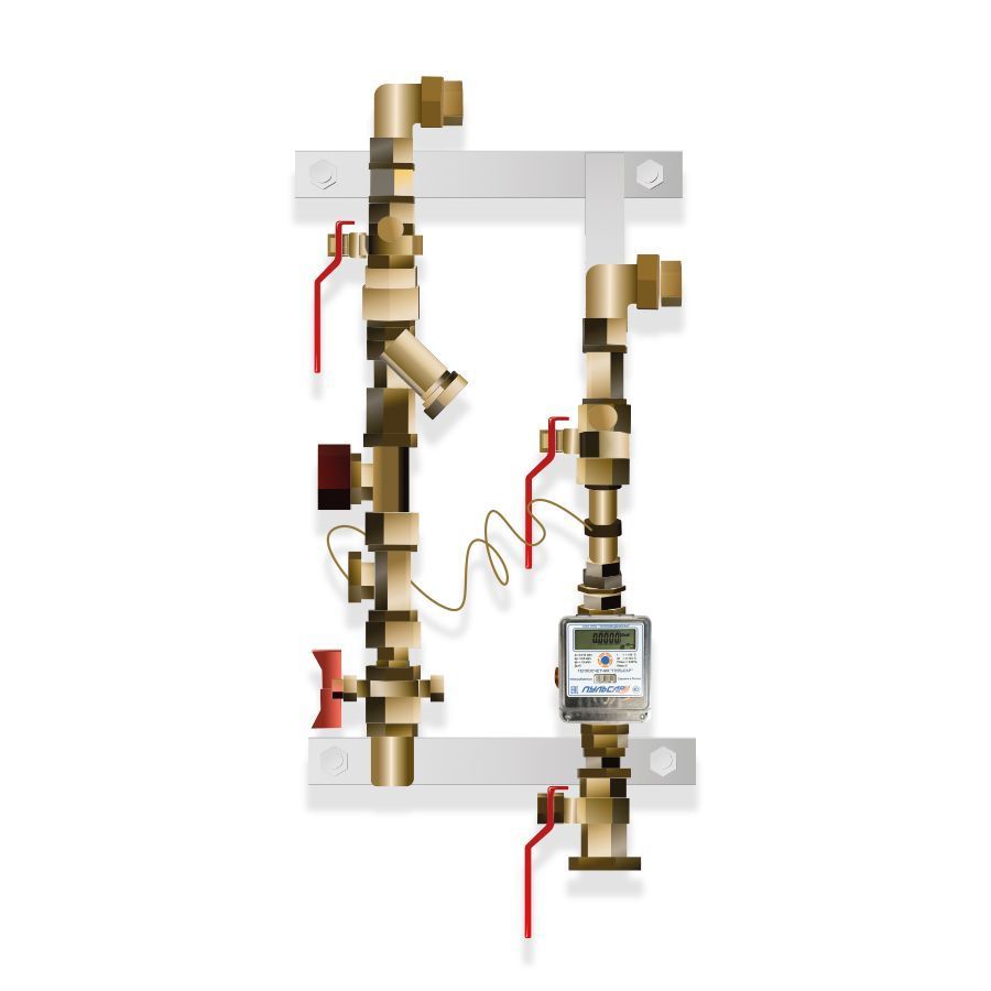 Квартирная станция отопления «Пульсар» модель 1, правая Н00066168