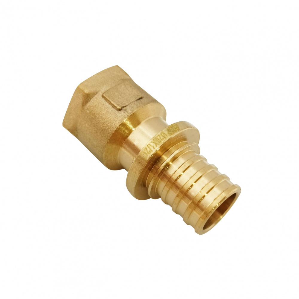 Муфта аксиальная Ду20 х 1/2, внутренняя резьба, латунь Н00080240