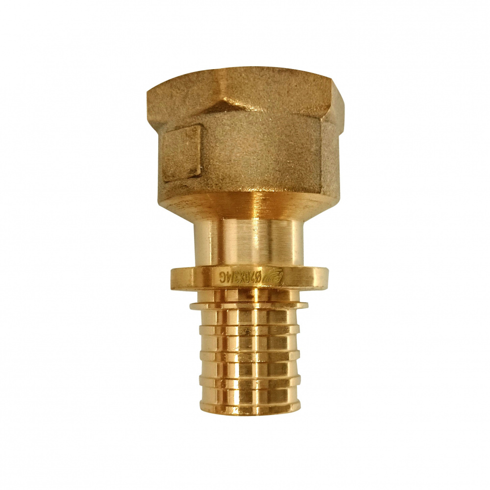 Муфта аксиальная Ду20 х 3/4, внутренняя резьба, латунь Н00080241