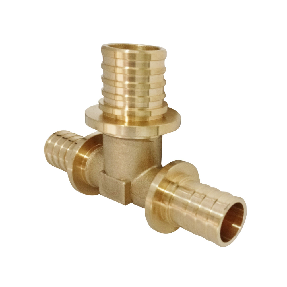 Тройник аксиальный переходной Ду25 x Ду32 x Ду25, латунь Н00080292