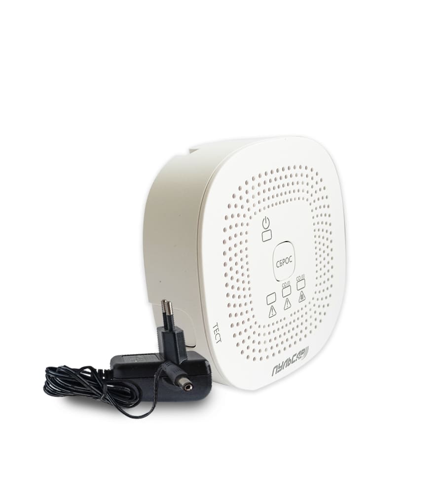 Сигнализатор загазованности «Пульсар» CO, температура эксплуатации +5  до +45 °C, с источником питания Н00045760