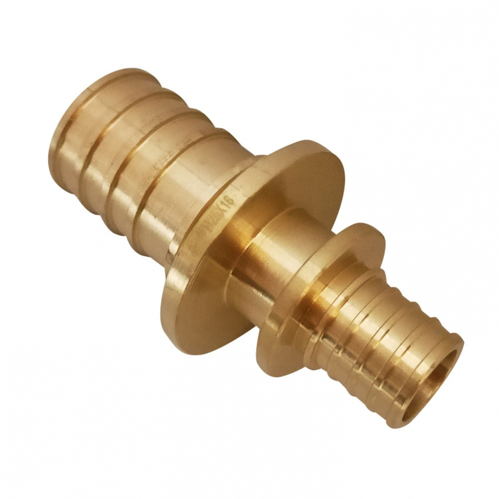 Муфта аксиальная переходная Ду16 х Ду25, латунь Н00080226