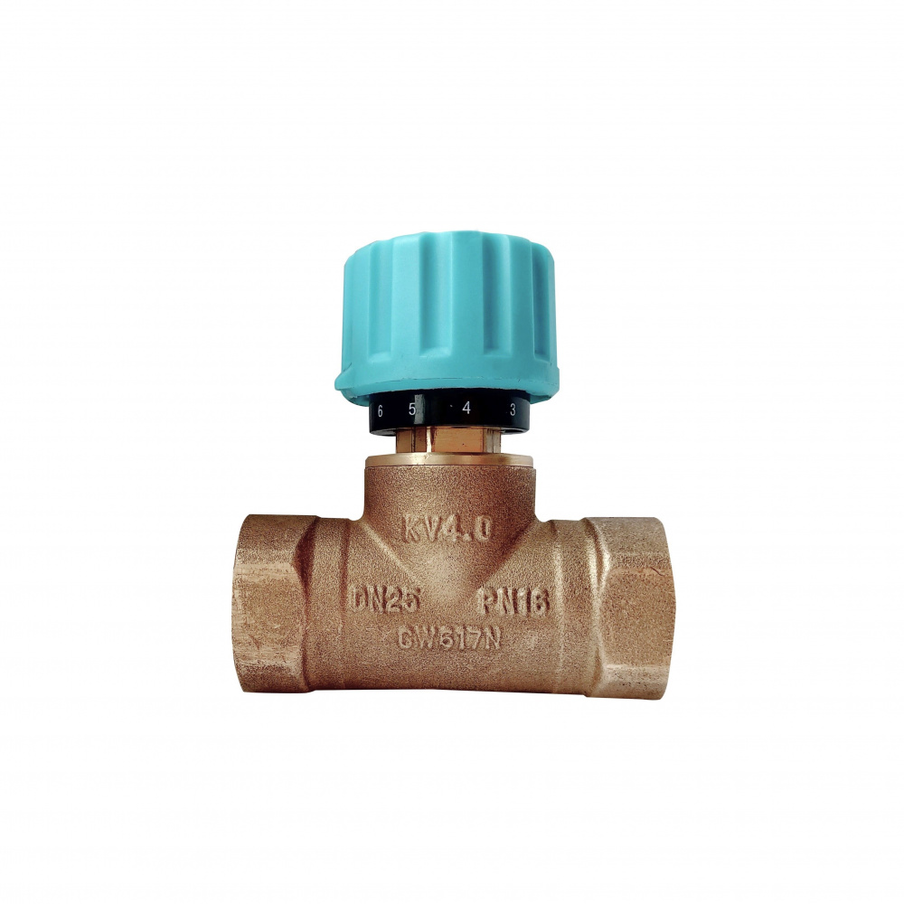 Ручной балансировочный клапан «Пульсар Компакт» Ду25 Модель 2, с ниппелями Н00088892