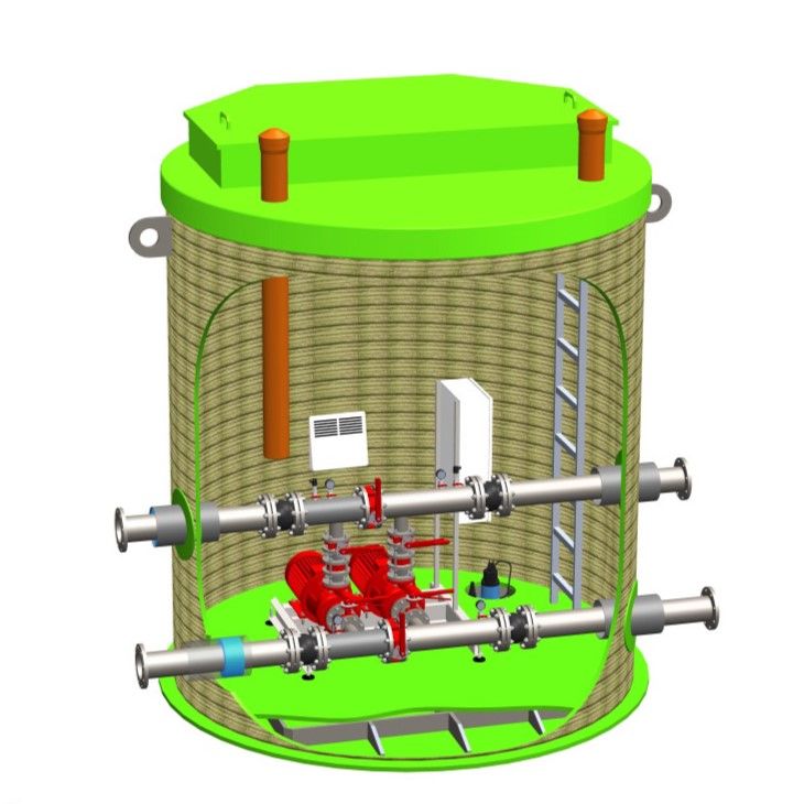 Блочно-модульные насосные станции «Пульсар» в подземном исполнении 