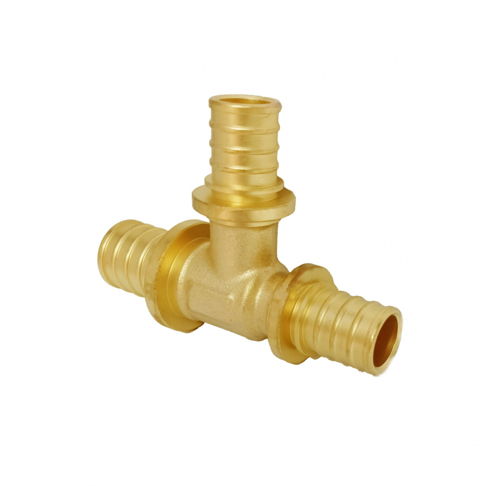 Тройник аксиальный переходной Ду25 x Ду20 x Ду20, латунь Н00080288