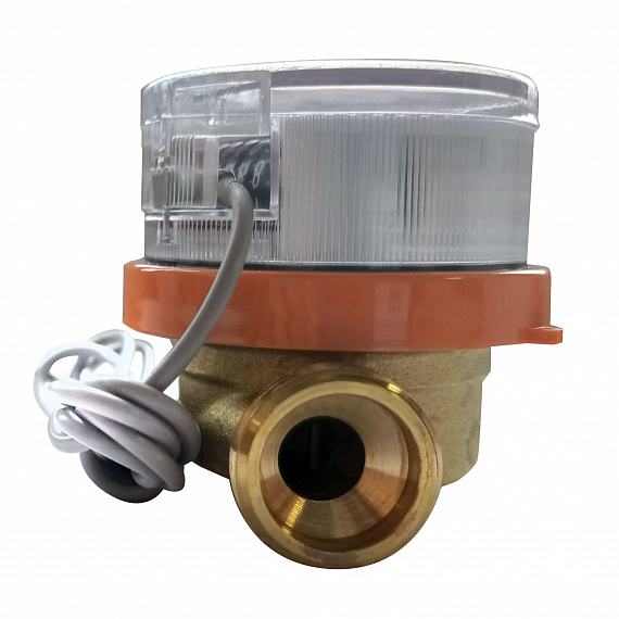 Счетчик воды Ду15 импульсный выход, Qn=1,5 м3/ч, L=110мм, (присоединители в комплекте), гарантия 3 года Н00037684