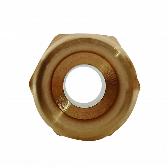 Муфта аксиальная Ду16 х 1/2, наружная резьба, латунь Н00080229