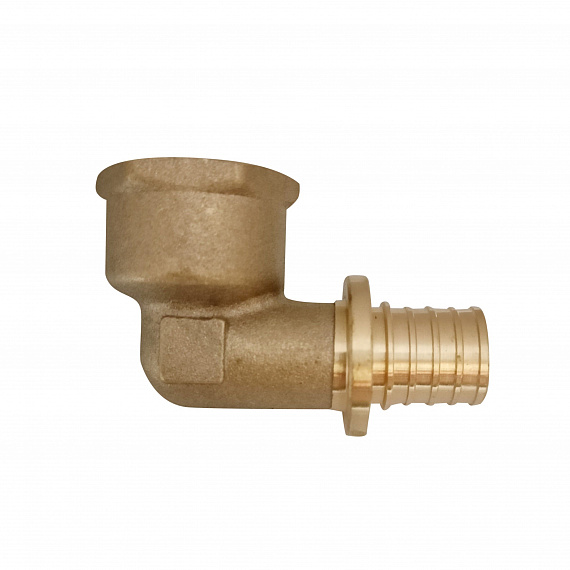 Угольник акcиальный Ду16 х 3/4, внутренняя резьба, латунь Н00080263