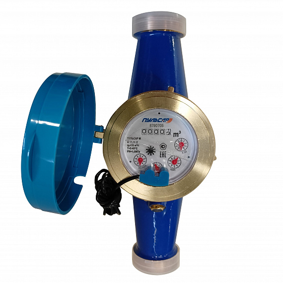 Счетчик холодной воды «Пульсар М» импульсный выход Ду40, пластиковый регистр, Qn=10 м3/ч Н00003407