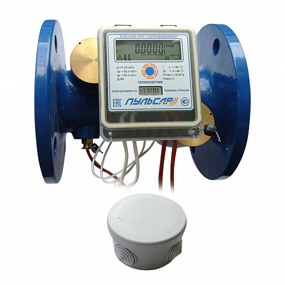 Общедомовый теплосчетчик Ду65 RS-485 + 3 имп. входа, qp=25 м3/ч, прямой, 150°C Н00010480