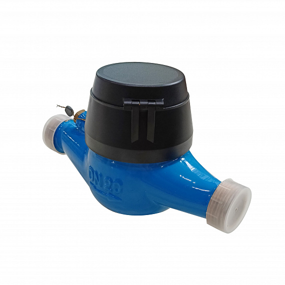 Универсальный счетчик воды «Пульсар М» без интерфейса Ду20, пластиковый регистр, Qn=2,5 м3/ч Н00003524