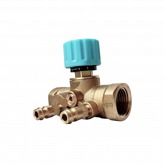 Ручной балансировочный клапан «Пульсар Компакт» Ду15 Модель 2, с ниппелями Н00080941