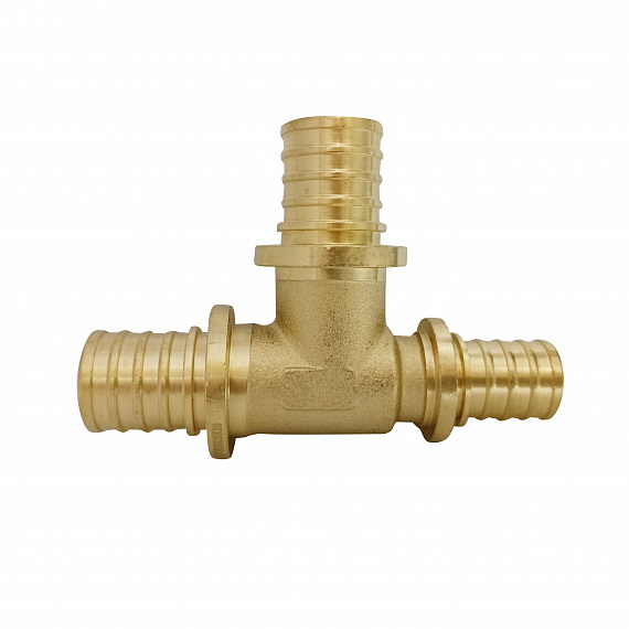 Тройник аксиальный переходной Ду25 x Ду25 x Ду20, латунь Н00080291