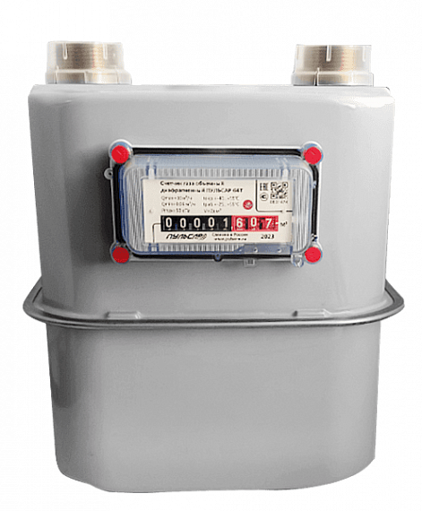 Счётчик газа объемный диафрагменный «Пульсар» G6Т левый, с термокоррекцией Н00071087