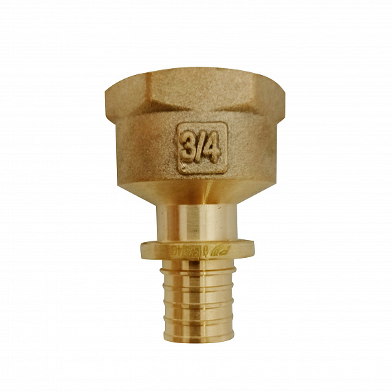 Муфта аксиальная Ду16 х 3/4, внутренняя резьба, латунь Н00080239