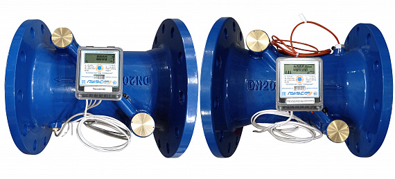Общедомовый теплосчетчик Ду200 RS-485 + 2 имп. входа, qp=500 м3/ч, 105°C Н00009923