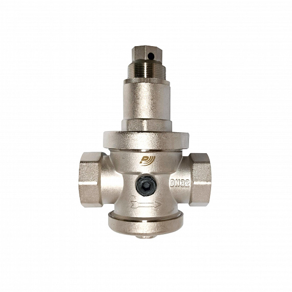 Редуктор давления поршневой «Пульсар» Ду32 под манометр, аксиальный, резьба В/В Н00092566