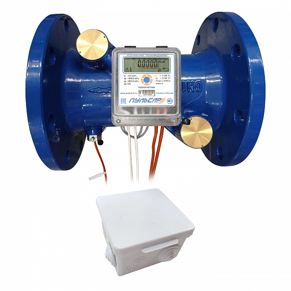 Общедомовый теплосчетчик Ду150 RS-485 + 3 имп. входа, qp=300 м3/ч, прямой, 105°C Н00010421