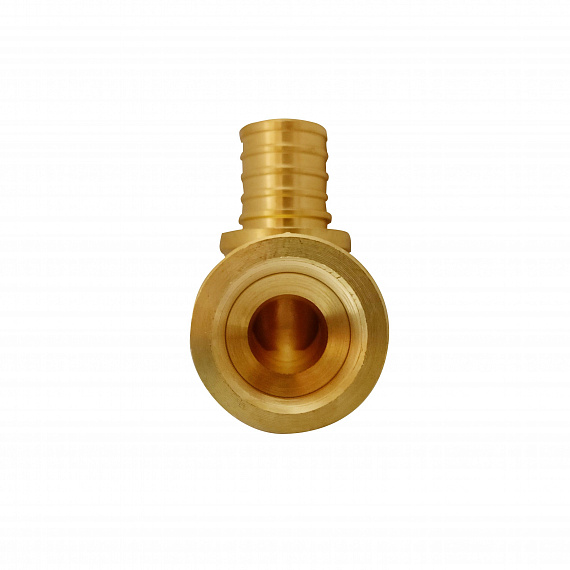 Угольник акcиальный Ду25 х 3/4, внутренняя резьба, латунь Н00080266