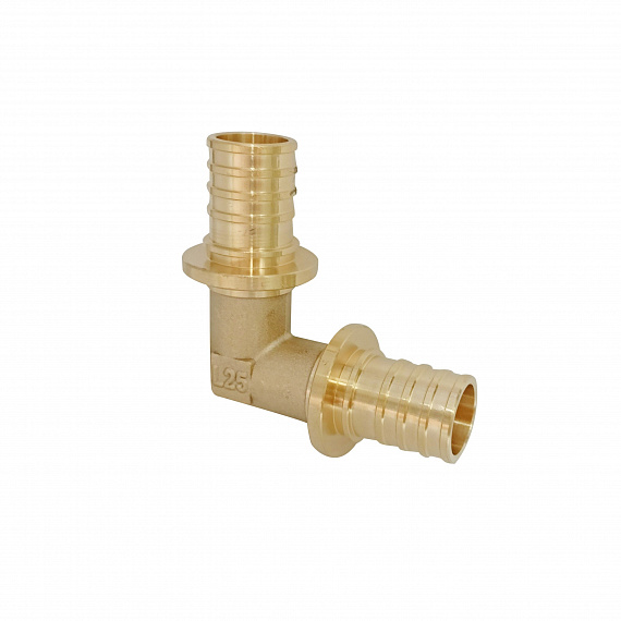 Угольник акcиальный Ду25 х Ду25, латунь Н00080254