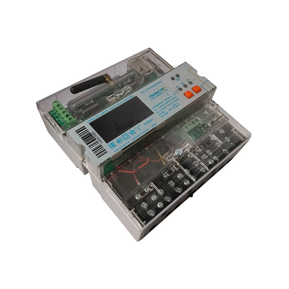 Трехфазный электросчетчик «Пульсар 3/3М» Компакт RS-485, оптопорт, 5/100A, модуль 2G/NB-IoT, реле, СПОДЭС П0000011060