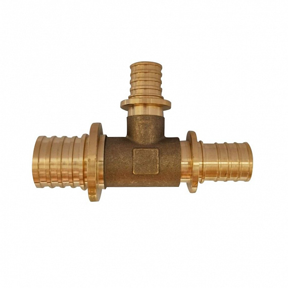 Тройник аксиальный переходной Ду25 x Ду20 x Ду32, латунь Н00080293