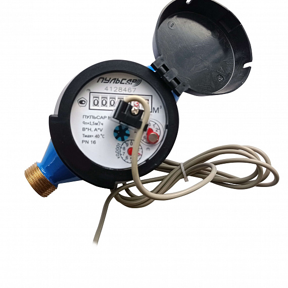 Счетчик холодной воды «Пульсар М» Ду15 импульсный выход, медный регистр, IP68, Qn=1,5 м3/ч Н00003160
