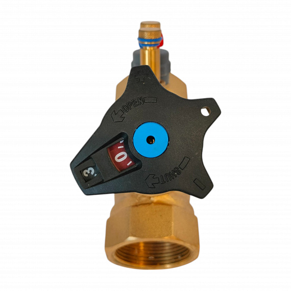 Ручной балансировочный клапан «Пульсар Компакт» Ду40 Модель 2, с ниппелями Н10013403