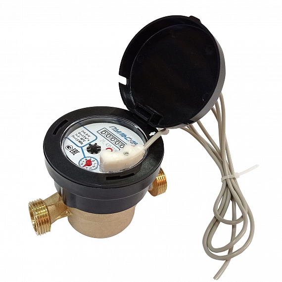 Счетчик холодной воды одноструйный «Пульсар» Ду15 импульсный выход, Qn=1,5 м3/ч Н00003553