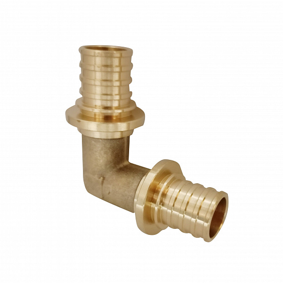 Угольник акcиальный Ду20 х Ду20, латунь Н00080253