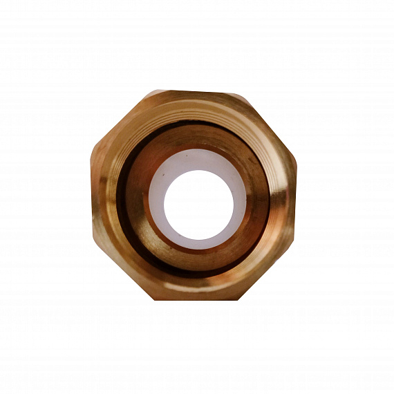 Муфта аксиальная с накидной гайкой Ду32 х 1, латунь Н00080251