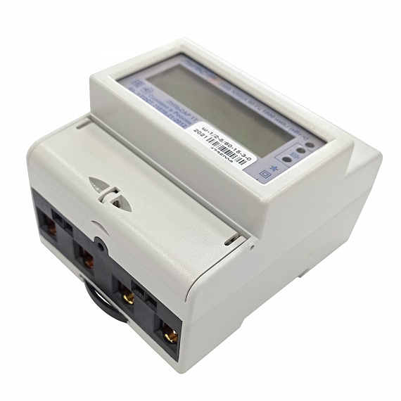 Электросчетчик «Пульсар 1Т» ЖКИ RS-485 оптопорт 5/60 A без кнопки Н00019721