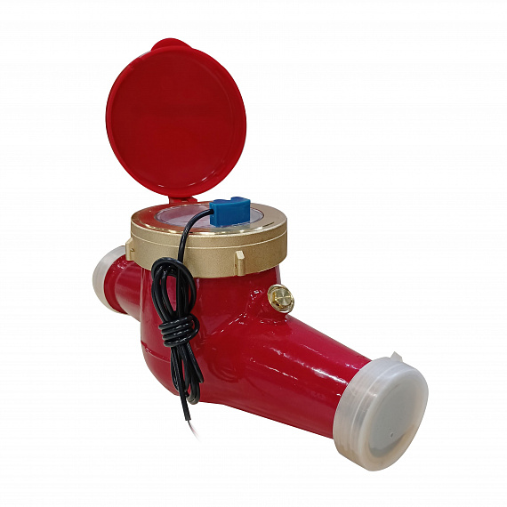 Универсальный счетчик воды «Пульсар М» импульсный выход Ду40, пластиковый регистр, Qn=10 м3/ч Н00003416