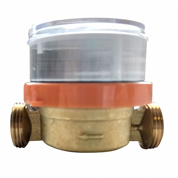 Счетчик воды Ду15 импульсный выход, Qn=1,5 м3/ч, L=110мм, (присоединители в комплекте), гарантия 3 года Н00037684