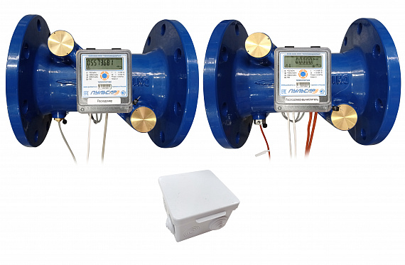 Общедомовый теплосчетчик Ду150 RS-485 + 2 имп. входа, qp=300 м3/ч, 105°C Н00010553
