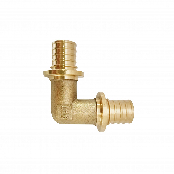 Угольник акcиальный Ду16 х Ду16, латунь Н00080252