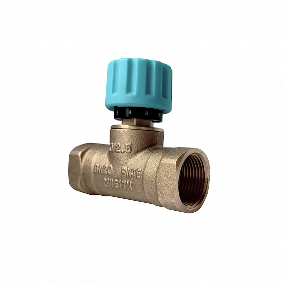 Ручной балансировочный клапан «Пульсар Компакт» Ду20 Модель 2, с ниппелями Н00081735