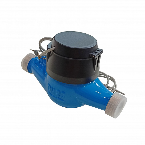 Универсальный счетчик воды «Пульсар М» импульсный выход Ду20, пластиковый регистр, Qn=2,5 м3/ч Н00003413